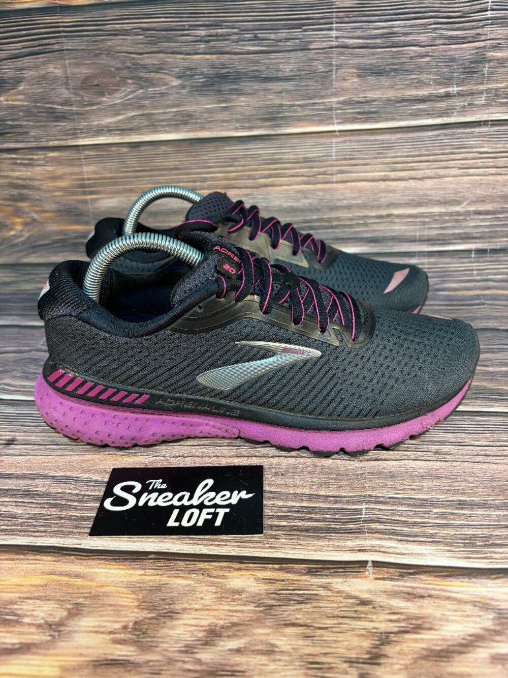 Brooks Adrenaline GTS 20 Women's Black Athletic Running Shoes Size 9.5